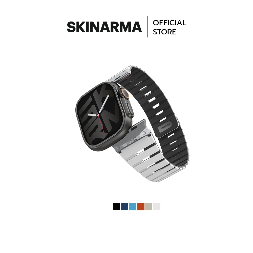 SKINARMA รุ่น Gemini สายสำหรับ Apple Watch Series 6/7/8/9/10/11/Ultra (42/44/45/46/49 MM)