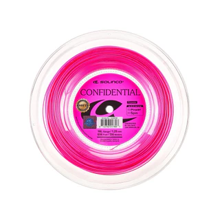 เอ็นเทนนิสตัดแบ่ง SOLINCO CONFIDENTIAL PINK SOFT CUT (CUT FROM REEL) 1 เส้นสำหรับ 1 ไม้