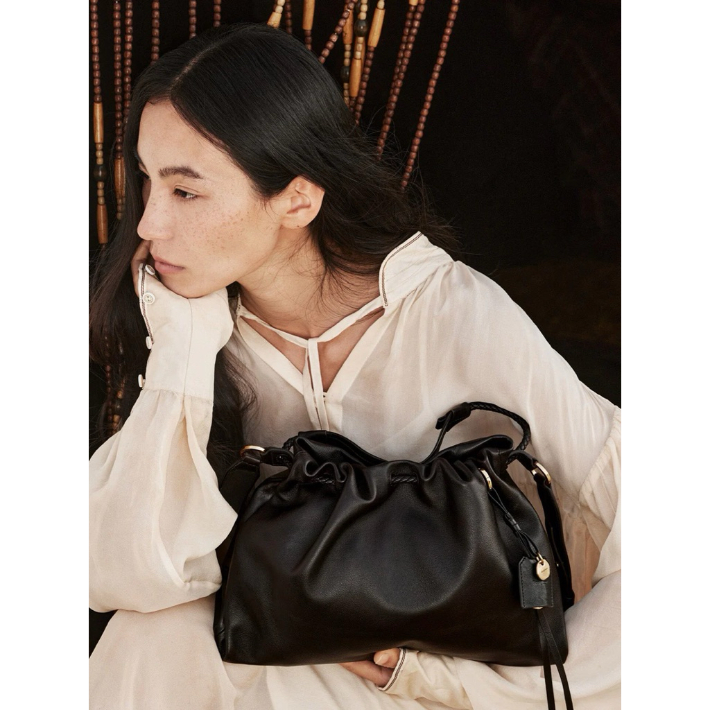 ของใหม่ Small Gather Bag Set - black (Contrast Tone) น่ารักมากๆค่ะ