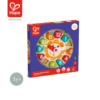 HAPE Chunky Clock Puzzle	นาฬิกาตัวต่อแห่งความสุข	3Y+ รูปที่ 8