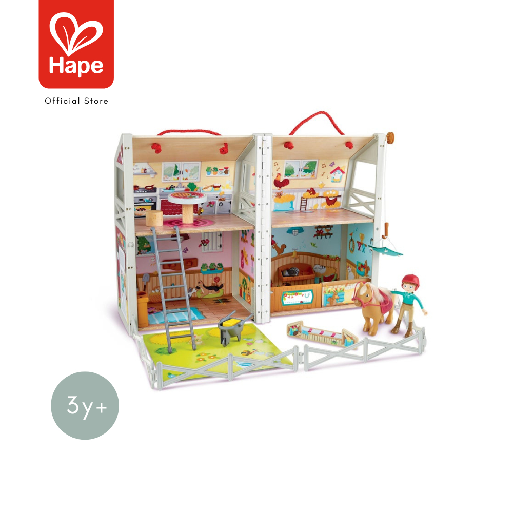Hape - Pony Club Ranch คลับตุ๊กตาฟาร์มโพนี่ 3Y+