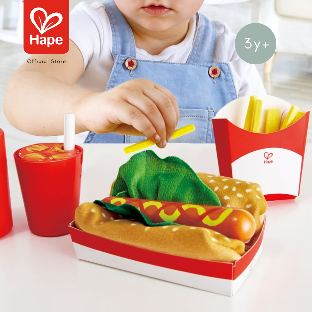 HAPE Fast Food Set	แฮมเบอร์เกอร์และฮอตด็อกซ์	3Y+ รูปที่ 5