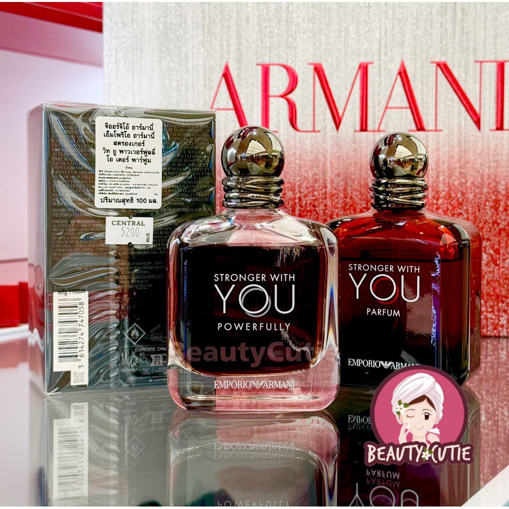🌟Emporio Armani Stronger With You 100 ml ผลิตปี 2025🌟ป้ายห้าง แท้💯 จาก Central