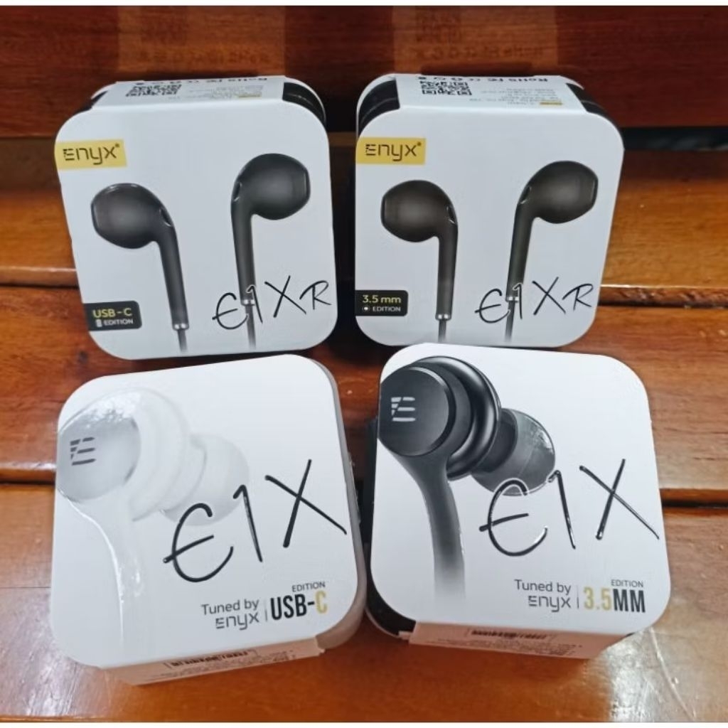 ENYX หูฟัง รุ่น E1X ,E1XR หูฟัง Earphone 3.5mm และ Type-C เสียงดี เบสแน่น ของแท้100% มีไมโครโฟน สายส