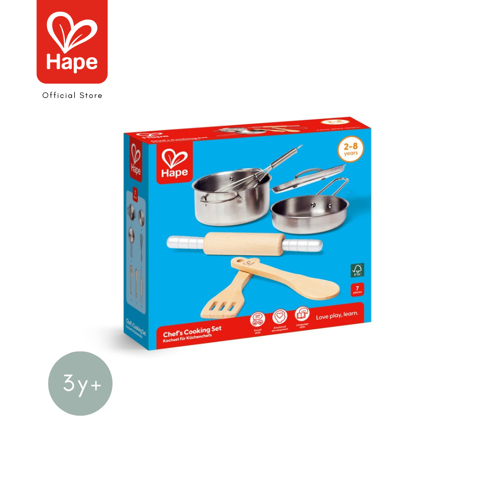 Hape - Chef's Cooking Set        ชุดทำอาหารของเชฟ        3Y+ รูปที่ 8