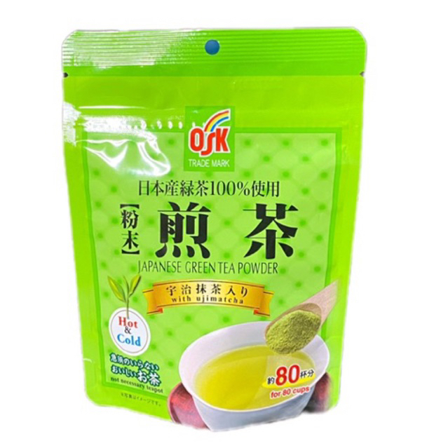 OSK Japanese GREEN TEA POWDER With Ujimatcha 40g ผงชาเขียวญี่ปุ่น 1 แพค/ปริมาณ 40g ราคาพิเศษ สินค้าพ