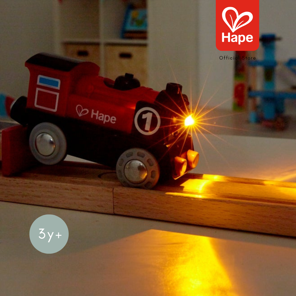 HAPE Battery Powered Engine	รถไฟใส่ถ่านวิ่งเองได้	3Y+ รูปที่ 6