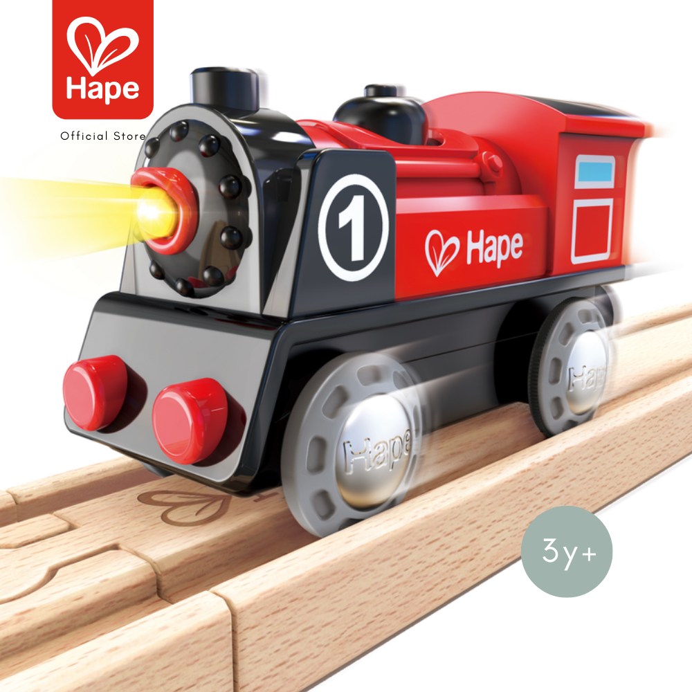 HAPE Battery Powered Engine	รถไฟใส่ถ่านวิ่งเองได้	3Y+ รูปที่ 5