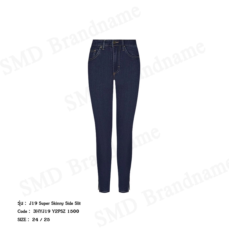 Armani Exchange กางเกงยีนส์ผู้หญิง รุ่น A/X J19 Super Skinny Side Slit Code: 3HYJ19 Y2PSZ 1500