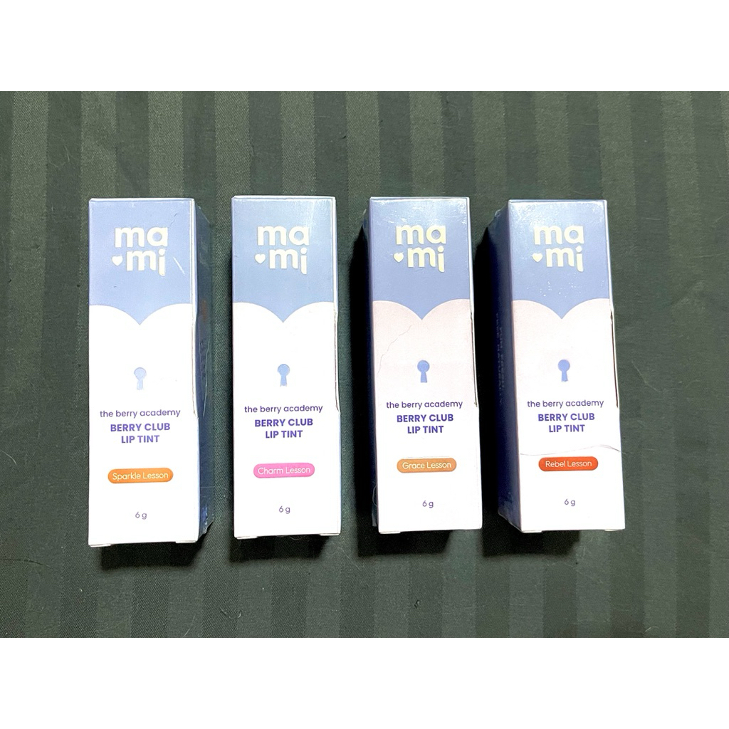 (พร้อมส่ง) Mami Berry Club Lip Tint