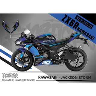 Hugsticker สติ๊กเกอร์ ZX6R ลาย Jackson Storm