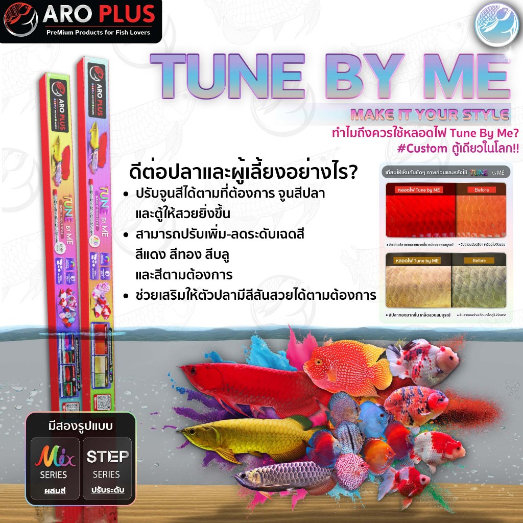 หลอดไฟ  Tune By Me LED แบบ 4 แถว