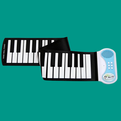 6 Piano Roll เปียโนพับได้ 49 Keys มีลำโพงในตัว (CTPN49S)
