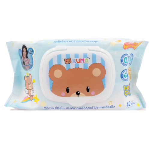 Kuma กระดาษทิชชู่ หนา 2 ชั้น นุ่มนวลทนทาน ทิชชู่เปียก รูปที่ 6