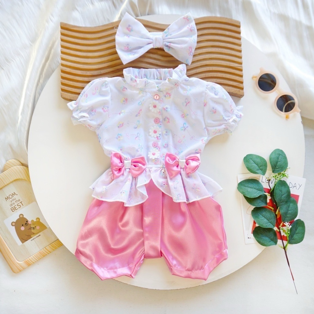 ชุดไทยเด็กผู้ชาย ชุดไทยเด็กผู้หญิง ชุดไทยเด็กอ่อน ชุดสงกรานต์ ชุดซัมเมอร์ ชุดลายดอกเด็กอ่อน เด็กแรกเกิด-12 เดือน