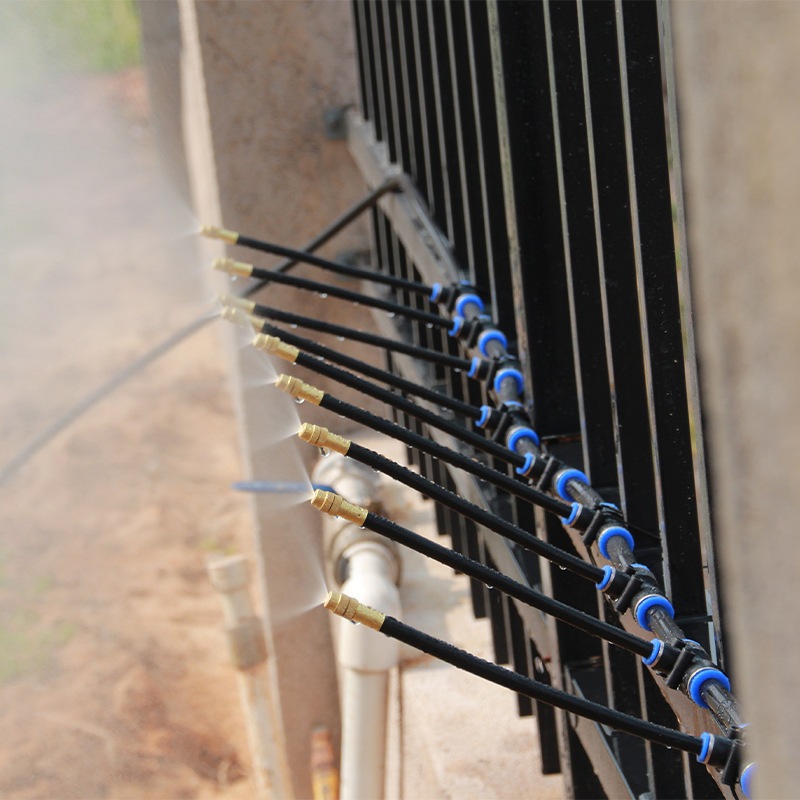 20/30/50cm Free-bend ปรับทองเหลือง Misting หัวฉีดสเปรย์ พ่นหมอก ท่อ PU6 8 10 12mm ราคา ถูกที่สุด ดีลบีเคเค แกลเลอรีภาพที่ 3