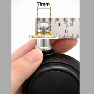 PITSUM ล้อเก้าอี้เกมมิ่ง 60mm (ไนลอนแท้ Nylon 6) เกรดพรีเมียม ลื่น แข็งแรง ทนทาน