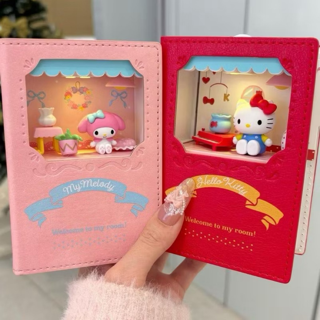 📒💖 Sanrio Characters Magical Music Book 💡🎵(แบบจุ่ม)