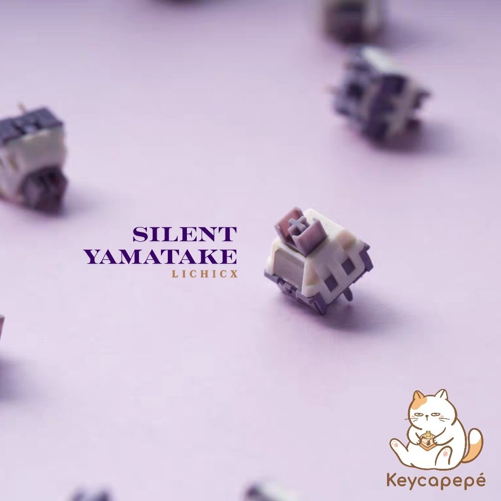 WingTree x LICHICX Silent Yamatake tactile switch (10ชิ้น) pre lubed สวิตช์เงียบ สวิตช์คีย์บอร์ด 2จังหวะ