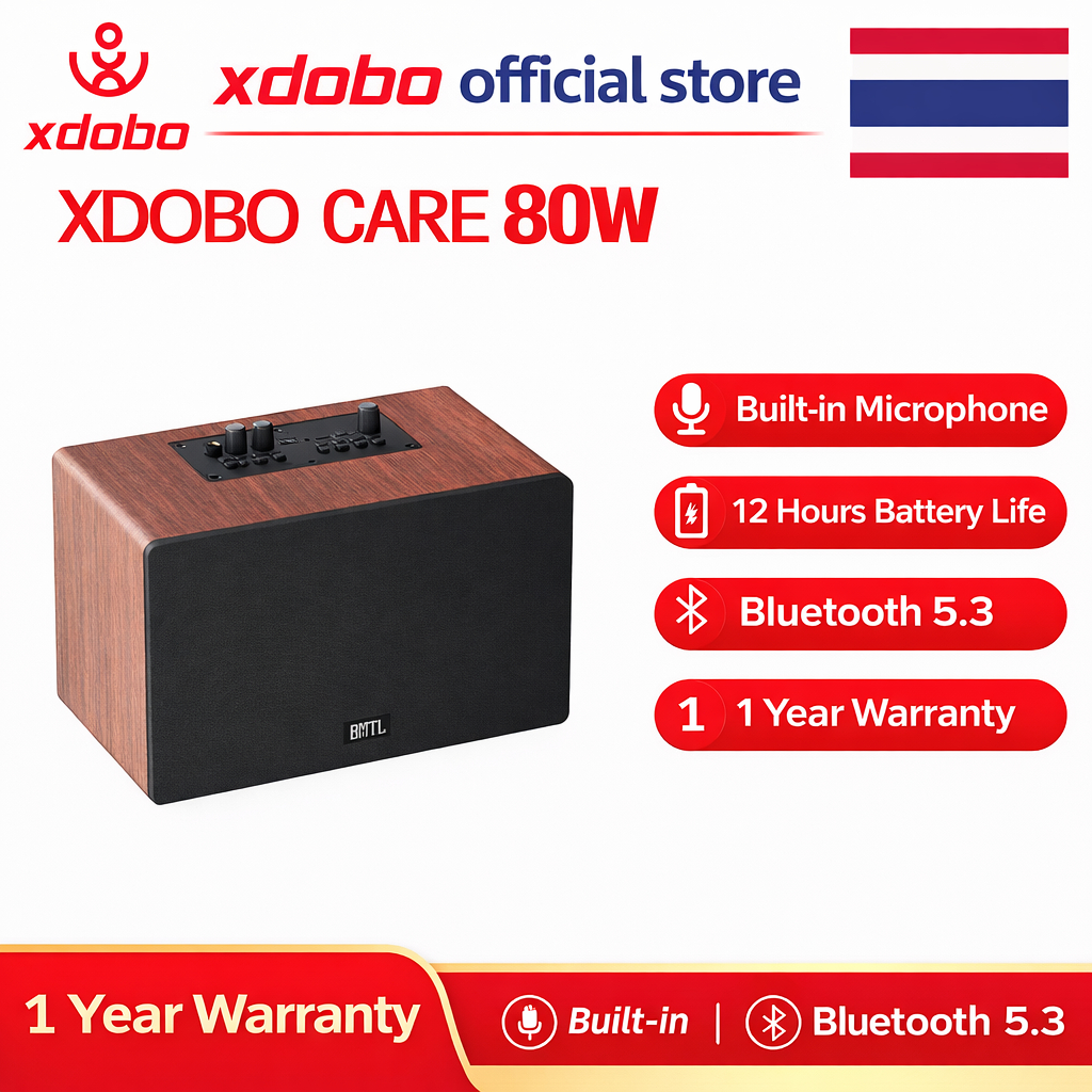 XDOBO Care 60W เสียงไร้สายบลูทู ธ เหมาะสำหรับใช้ในบ้านและภายนอก บลูทู ธ 5.3 speaker