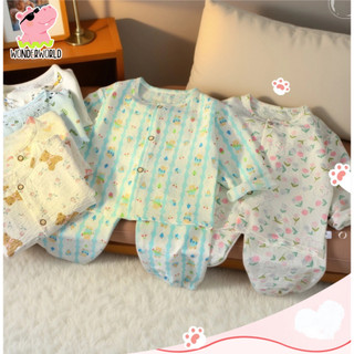 ชุดนอนเด็กสวยๆ ผ้าไม่ร้อน ใส่บ้าน ใส่สบาย ไซส์90-120 สไตล์หวานๆ