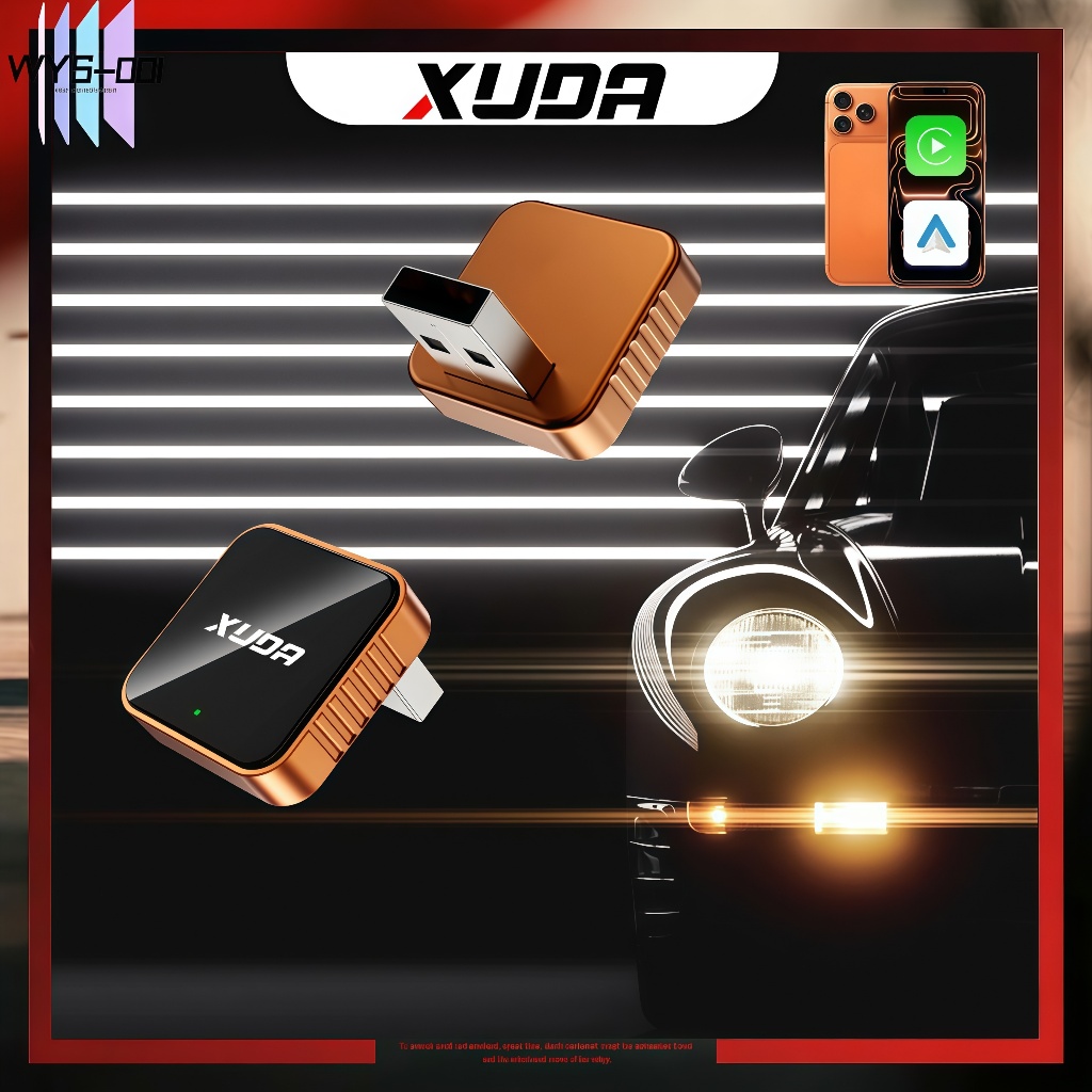 【2026】XUDA สีส้มเฮอร์เมสใหม่ Carplay AI box Android auto Wireless Carplay อัปเกรดรถของคุณ