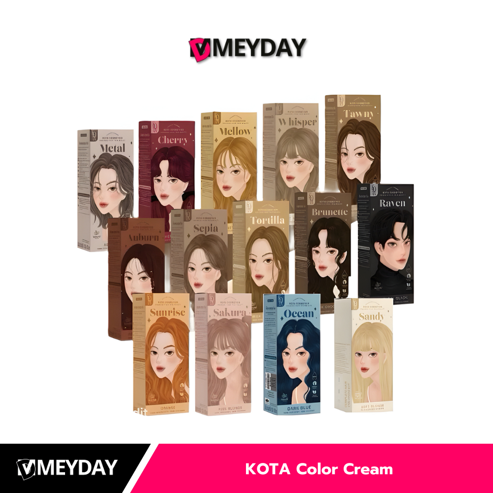 Kota Cosmetics Color Cream ครีมย้อมผมโคตะ
