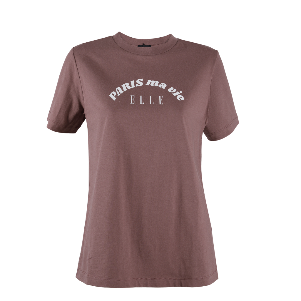 ELLE เสื้อยืด แขนสั้น ทรง BASIC สกรีนลายกราฟฟิค รุ่น 80 ปี คอลเลคชั่น Artist - WWTM005