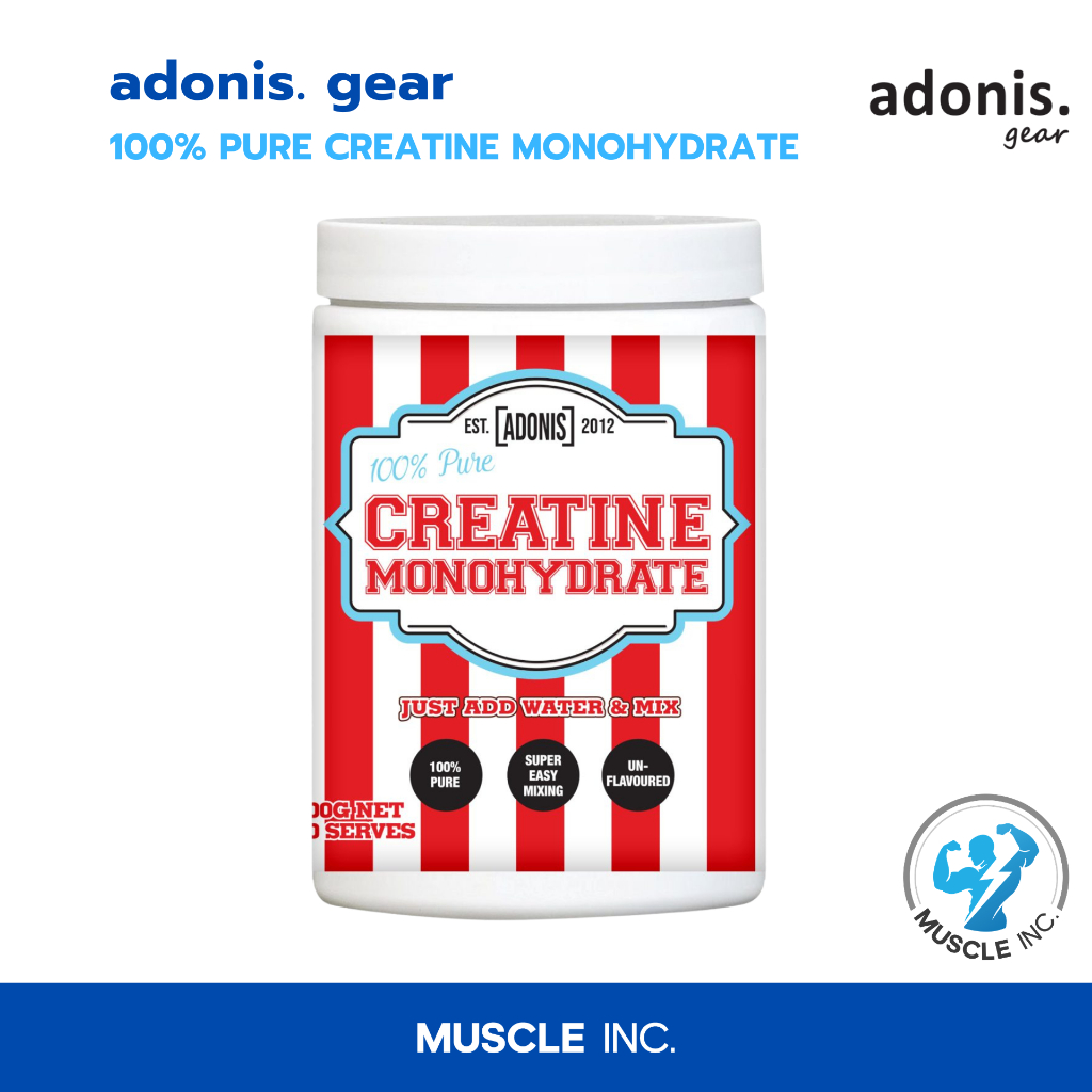 adonis. gear- 100% Pure Creatine Monohydrate 300g พร้อมส่ง!!