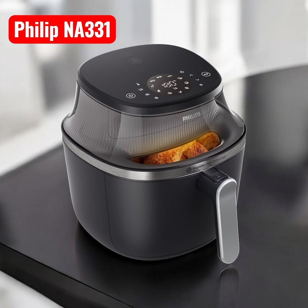 หม้อทอดไร้น้ำมัน PHILIPS รุ่น NA331 6.2 ลิตร หน้าจอสัมผัสใช้งานง่าย