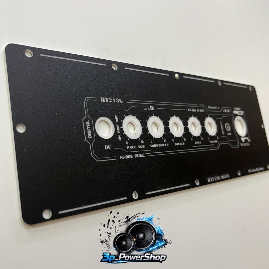 แผ่นเพลทลำโพงบลูทูธDIY รุ่นHT21 3G MOVE ย้ายวอลุ่ม ขนาดแผ่น28×10cm. สีดำผิวทราย ราคา ถูกที่สุด ดีลบีเคเค แกลเลอรีภาพที่ 4