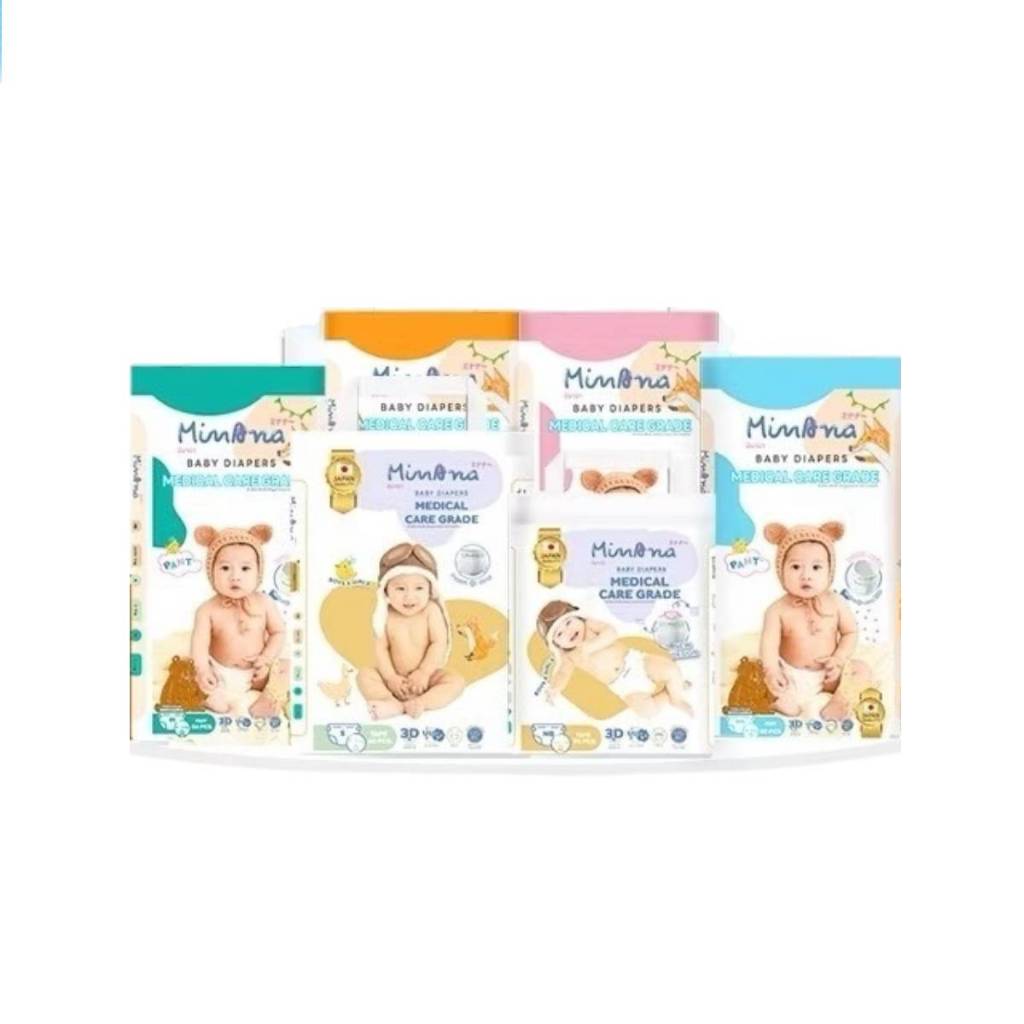 ผ้าอ้อมสำเร็จรูป MINANA BABY DIAPERS
