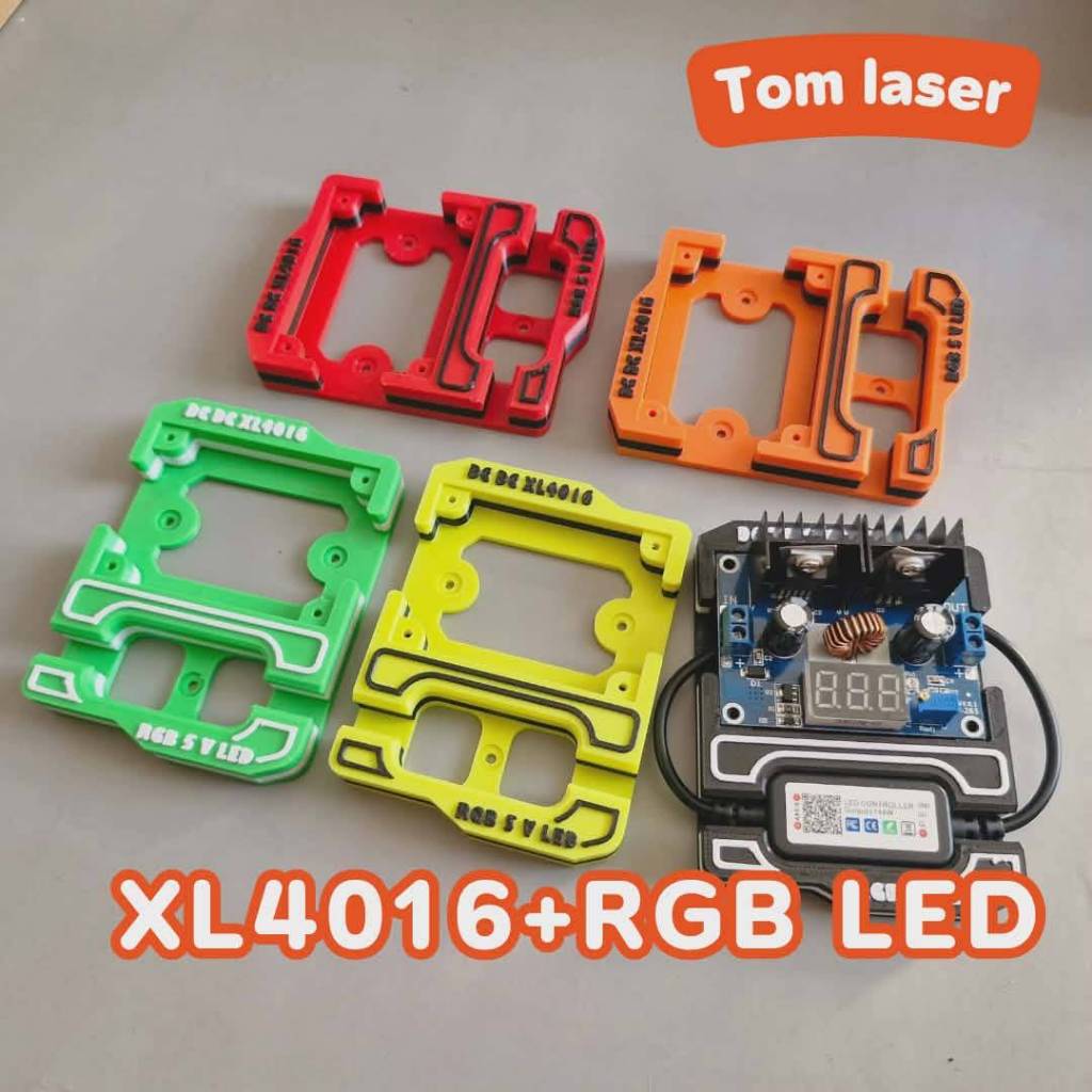 สเตปดาวน์ XL4016 A8 + กล่องคุมไฟRGB LED
