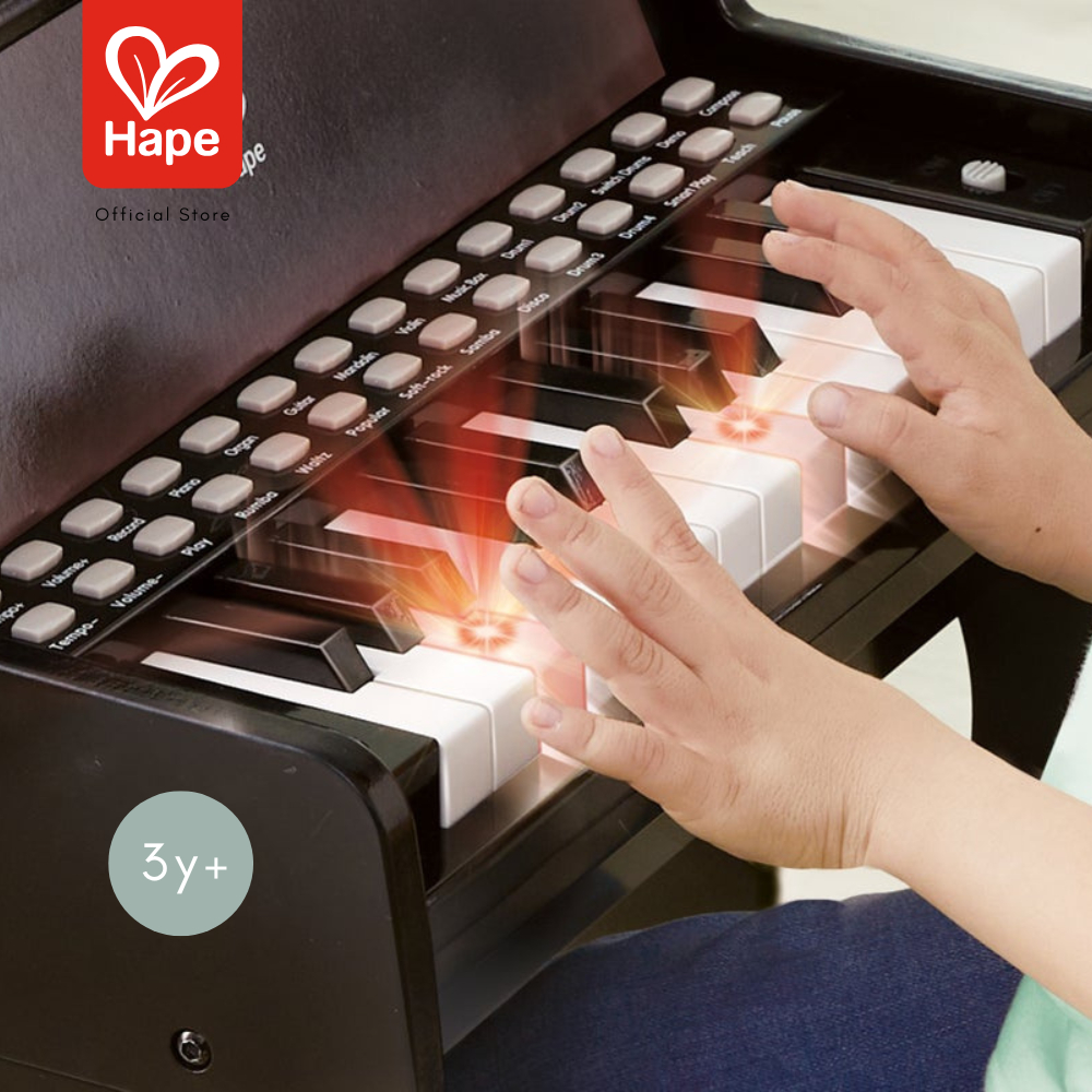 Hape Learn With Lights Piano & Stool เปียโน 25 คีย์ ใส่ถ่านมีเสียงมีไฟ 3Y+ รูปที่ 6