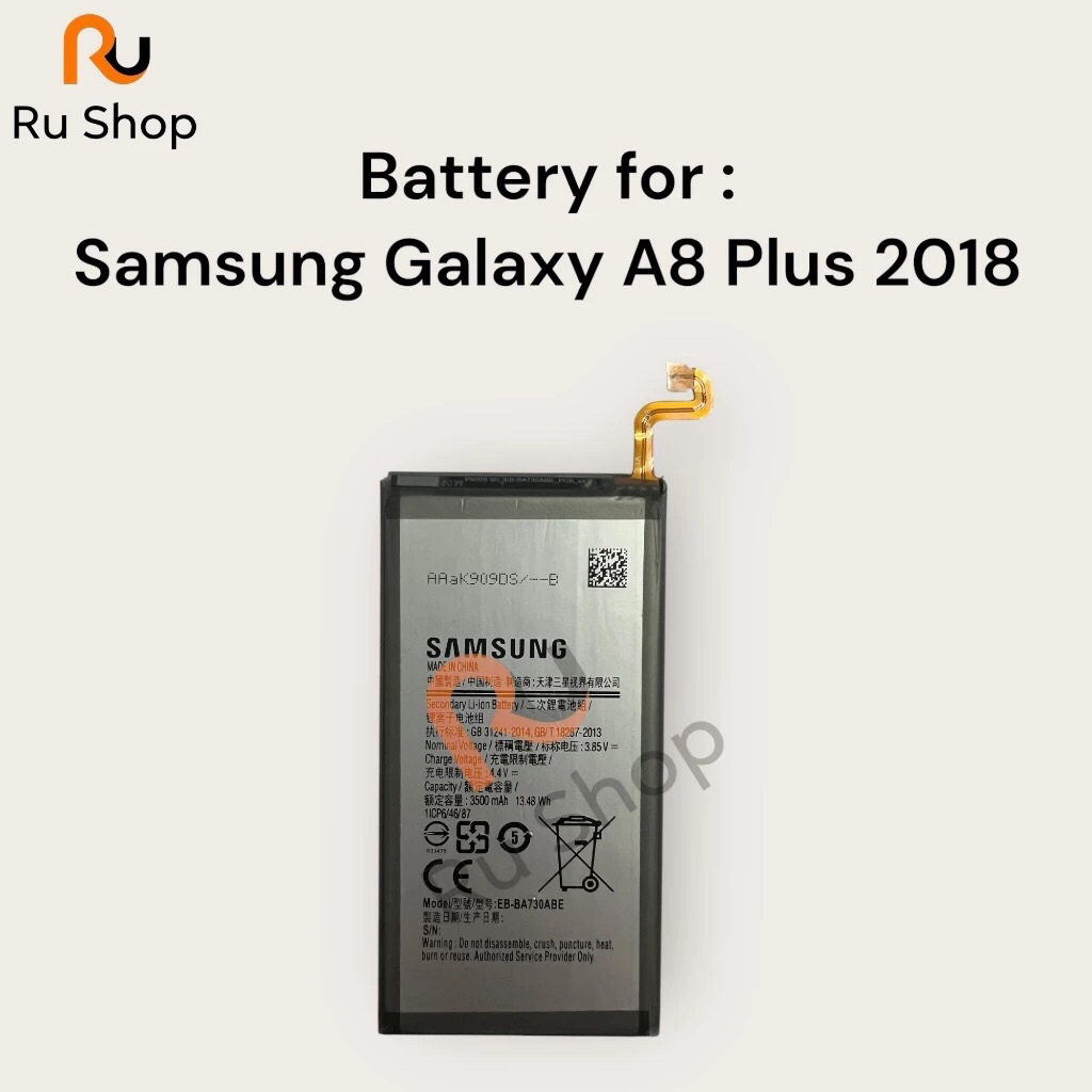 แบตเตอรี่ Samsung Galaxy A8 Plus 2018 SM-A730 A730F A730DS EB-BA730ABE 3500mAh