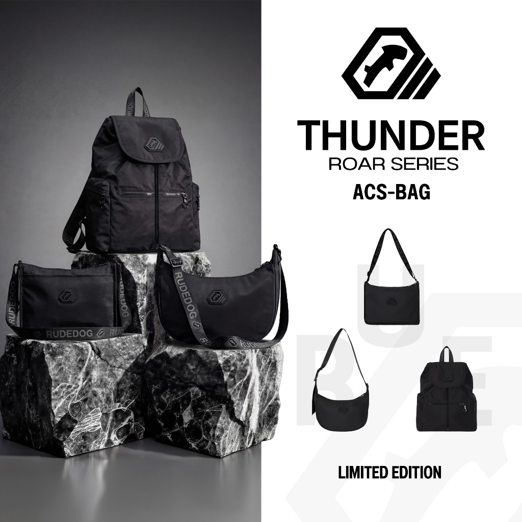 กระเป๋าพรีเมี่ยมไนลอน  แบรนด์ RUDEDOG - THUNDER ROAR SERIES
