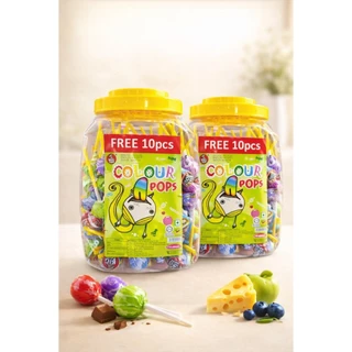 อมยิ้มColour Pops 1ขวด 110ชิ้น
