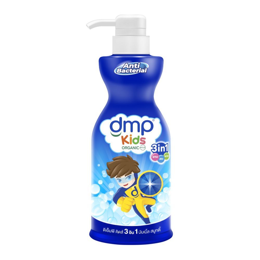 DMP Kids 3-in-1 Bubble Smoothie ดีเอ็มพี คิดส์สบู่เหลวแชมพู400มล.