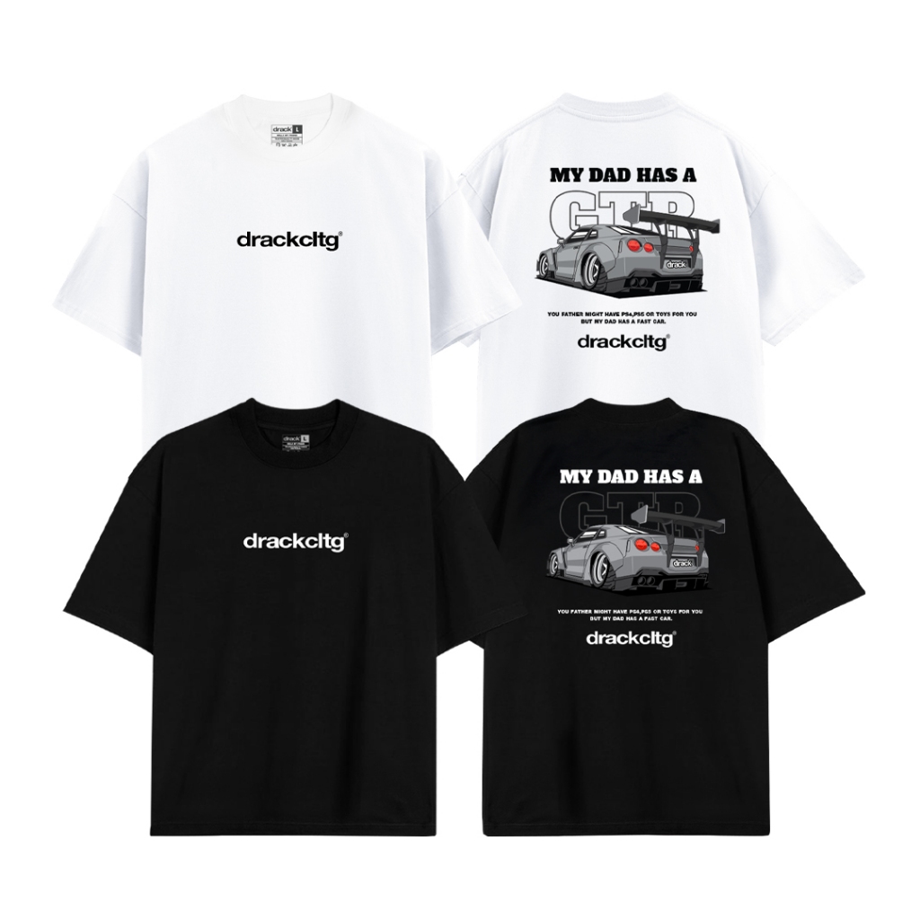 DRACK - FAST LINE เสื้อยืดคอกลม