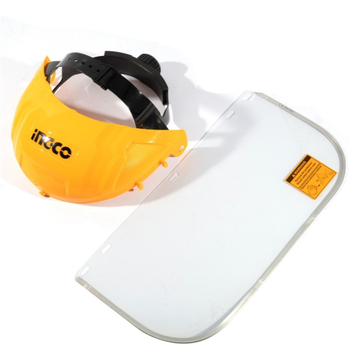 INGCO หน้ากากกันสะเก็ด (Face Shield) รุ่น HFSPC32 สามารถปรับเลื่อนได้ เพื่อให้สวมใส่สบาย (อิงโก้)