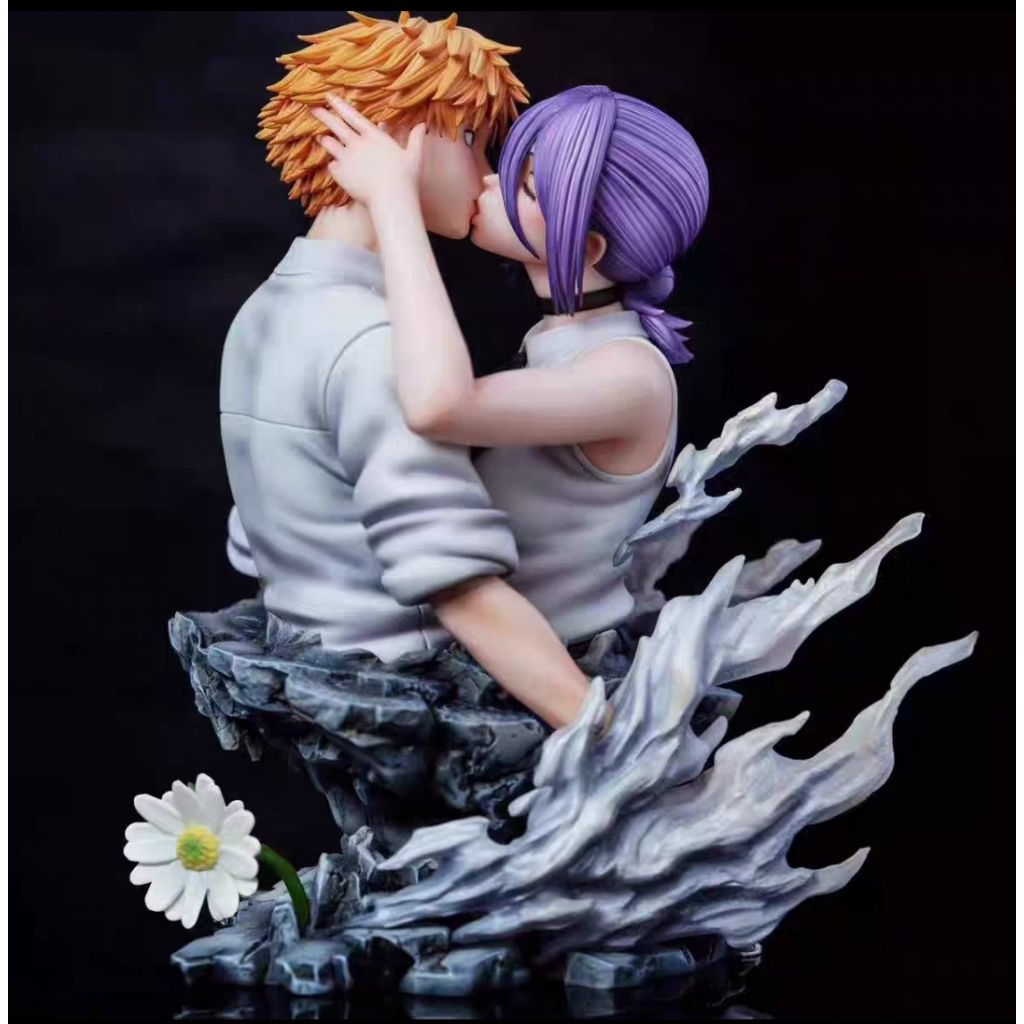 QuietArt X Hera Studio - " Chainsaw Man " Denji & Reze Kissing Scene Bust 1/6 scale Resin Statue ✅