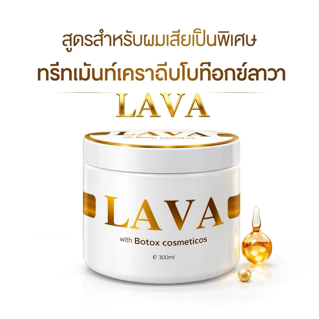 ทรีทเม้นท์สูตร​เครา​ติน​โบท็อกซ์ลาวา