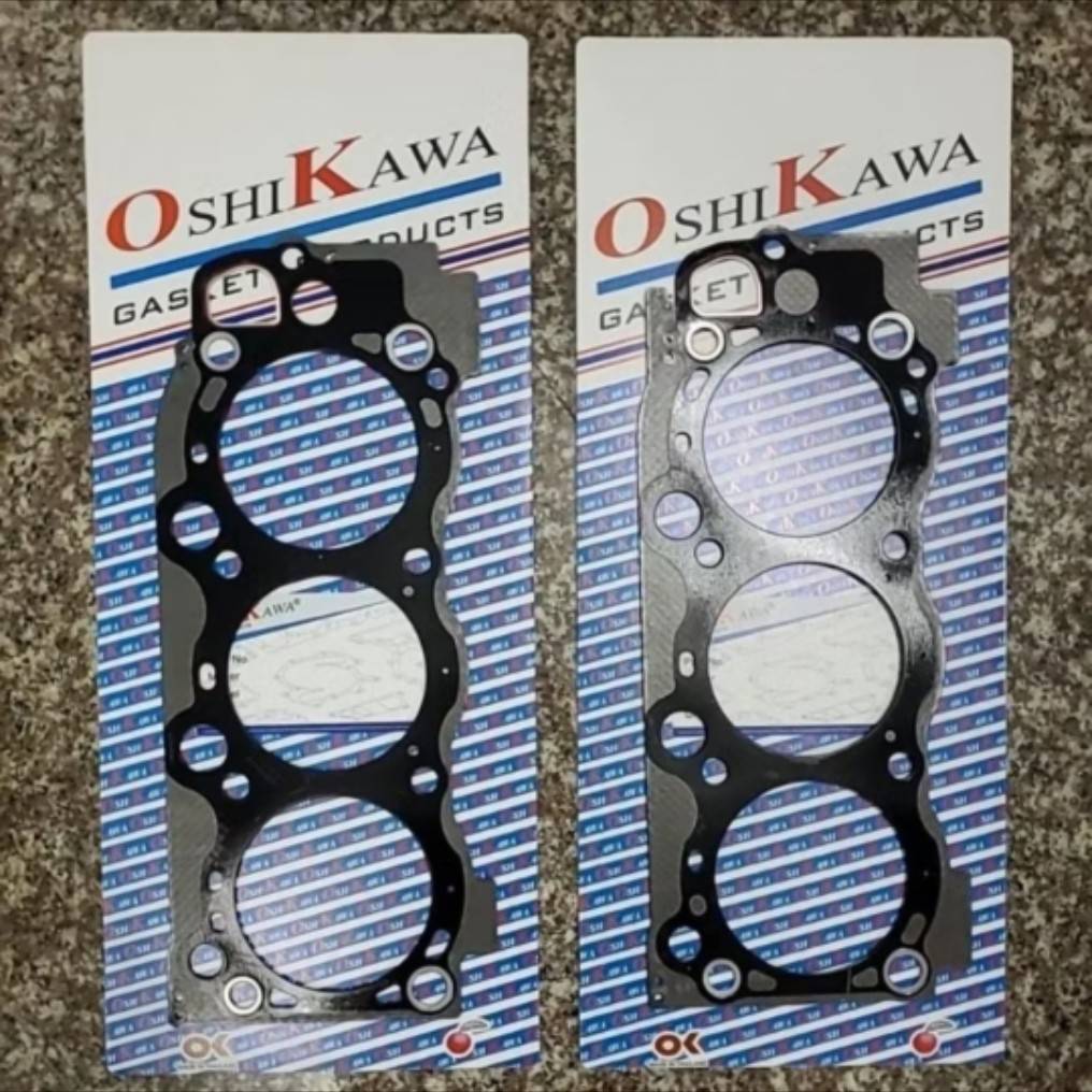 ปะเก็นฝาสูบ Lexus 5VZ Oshikawa แท้ Graphite Japan (ราคาต่อคู่ L-R) ปะเก็นฝาเหล็ก 5VZ-FE VZJ95, PRADO