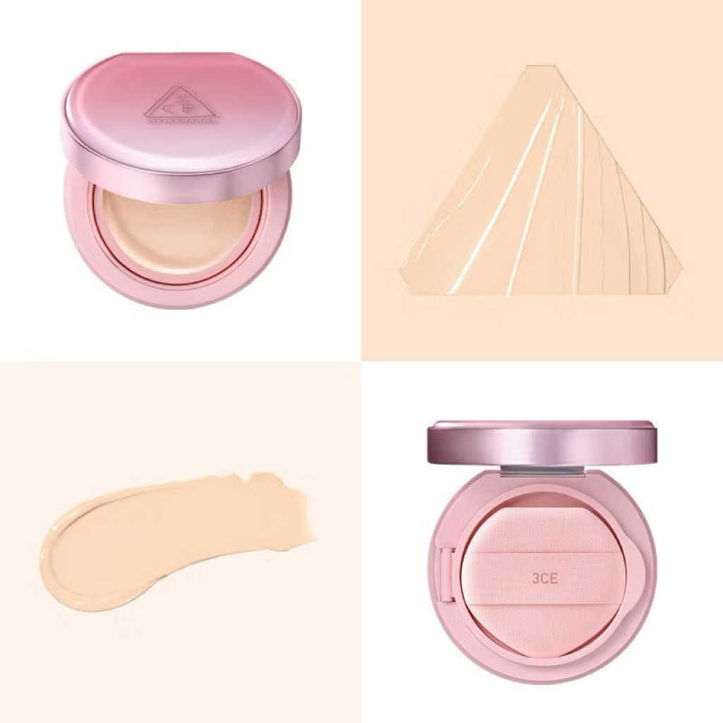 (สินค้าใหม่ 1ฟรี1) คุชชั่น 3CE ซื้อมายังไม่ได้แกะ ไม่ได้ใช้ ซื้อผิดสี (แถมรีฟิลให้ด้วย)