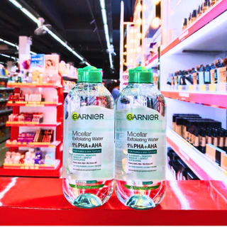 (2 ขวด) Garnier การ์นิเย่ ไมเซล่า คลีนซิ่ง วอเตอร์ อีเวน ฟอร์ เซนซิทีฟ สกิน ล้างเครื่องสำอาง 400 มล.