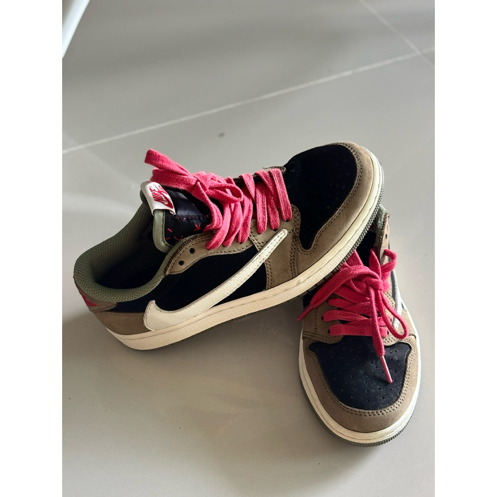 รองเท้า Nike Travis Scott AIR JORDAN 1 LOW OG SP-T สี Dark Mocha