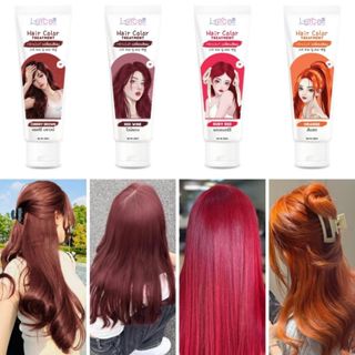 ทรีทเม้นท์เปลี่ยนสีผมเลอค่าโทนส้ม/เหลือง/แดง (สูตรใหม่!)