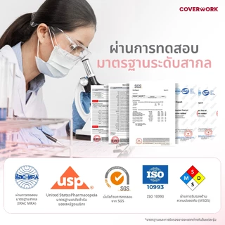 COVERWORK แปะจุกมีกาว บราปิดจุกซิลิโคน กันน้ำ กันเหงื่อ