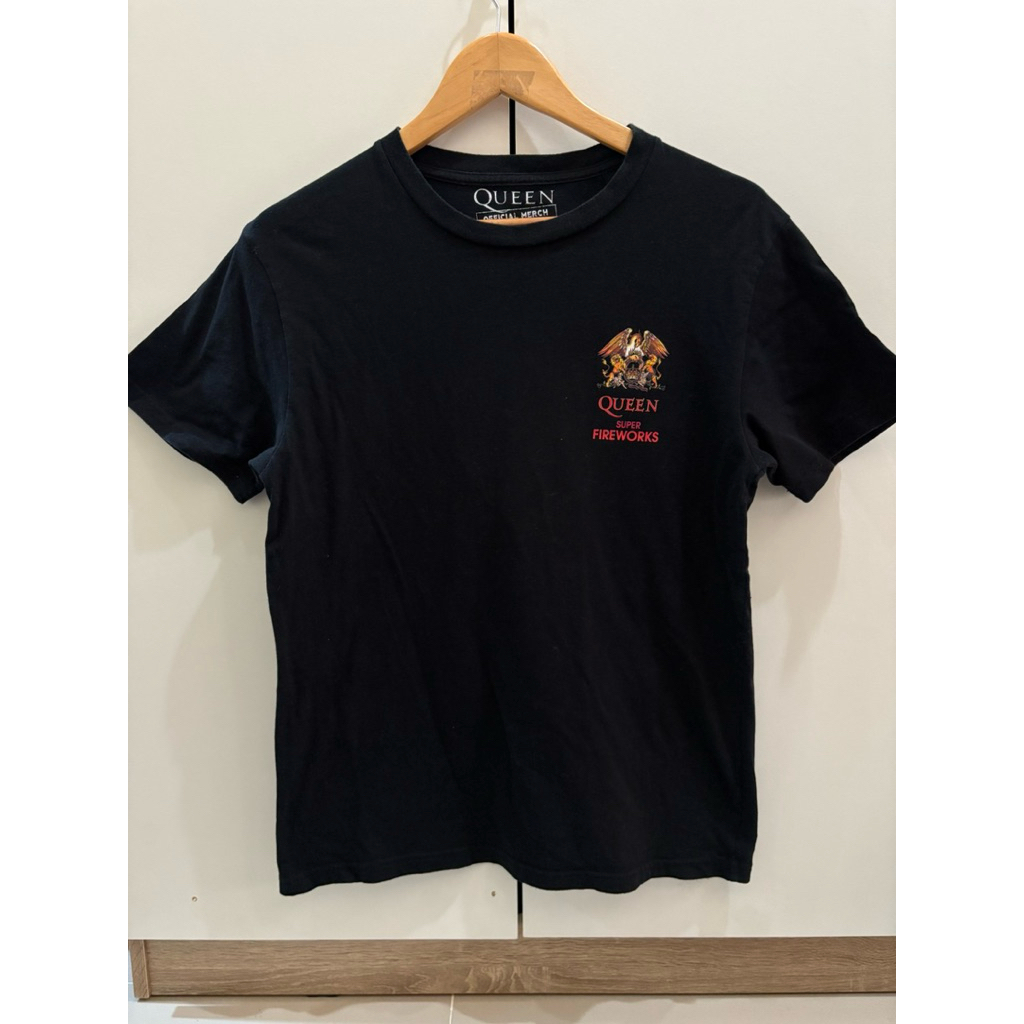 เสื้อยืดมือสอง วงQueen [ Queen Super Fireworks 🎇 Rhapsody in the Sky 2019 ] อก36-38