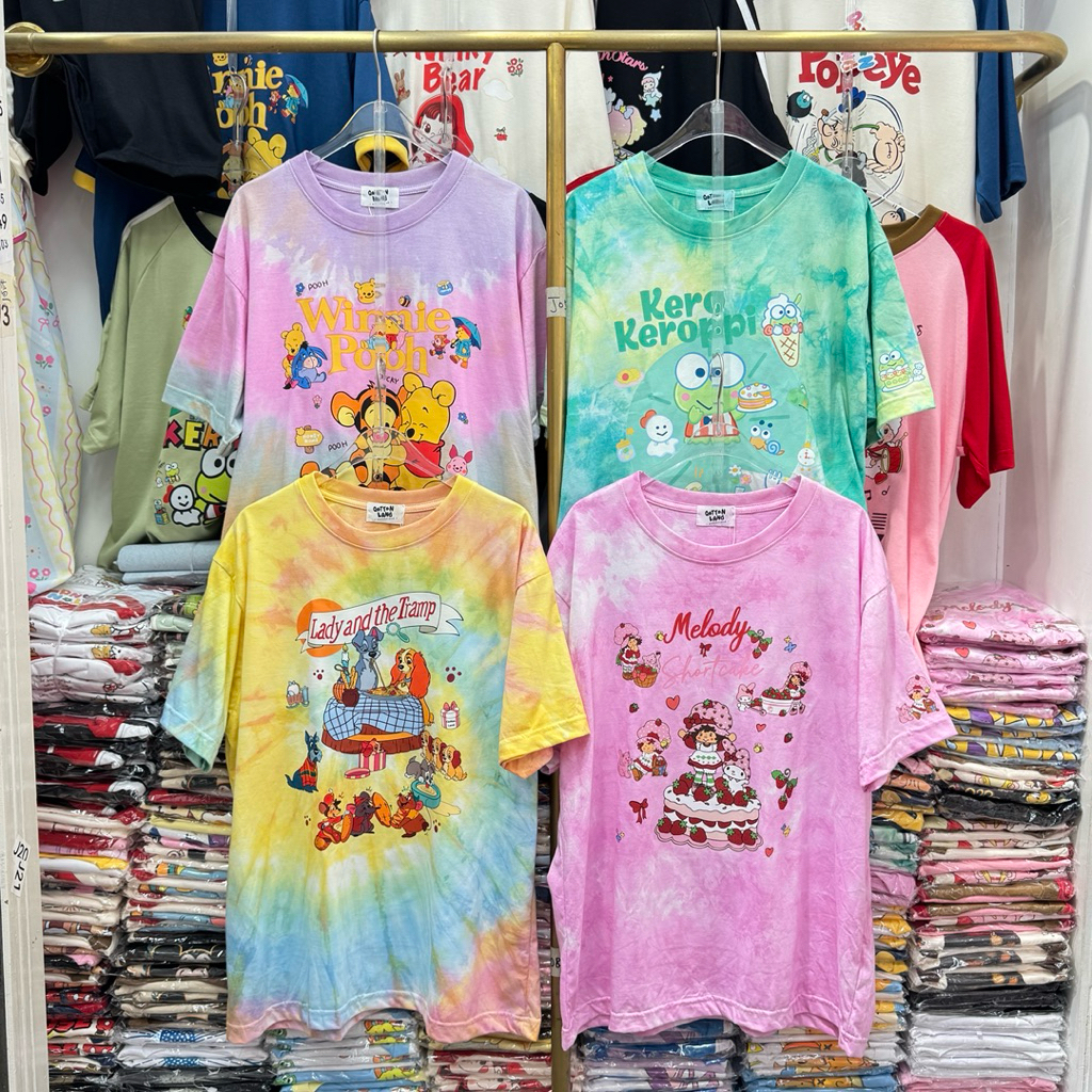 เสื้อยืดโอเวอร์ไซส์ QL มัดย้อม